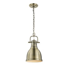  3602-S AB-AB - Duncan Small Pendant with Chain